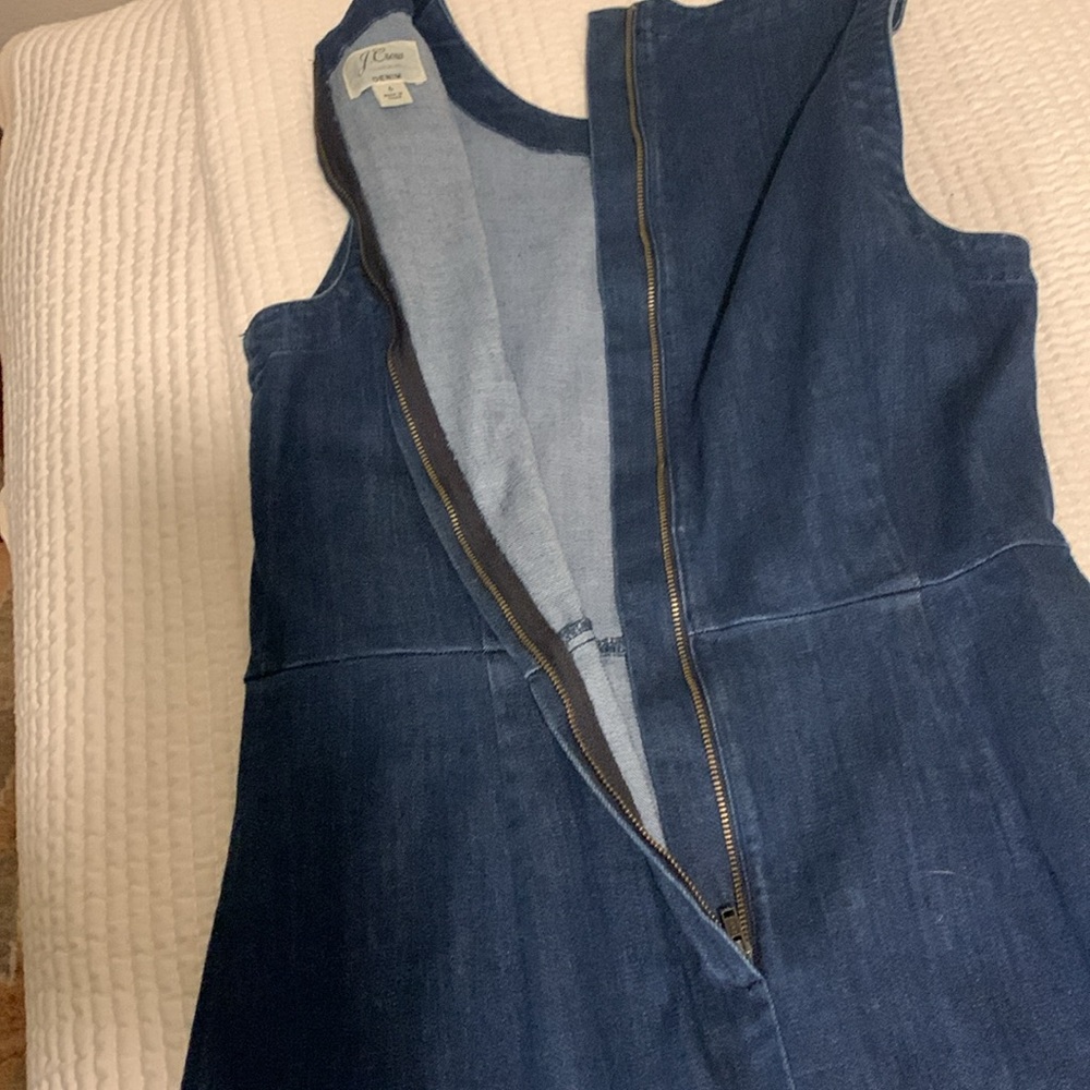 J Crew Mini Denim Dress size 6 - Picture 4 of 6